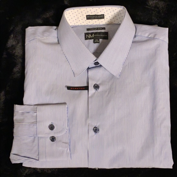 neiman marcus trim fit dress shirt